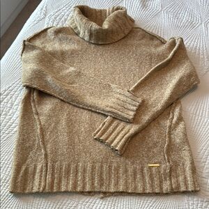 Michael Kors Beige Turtleneck Sweater